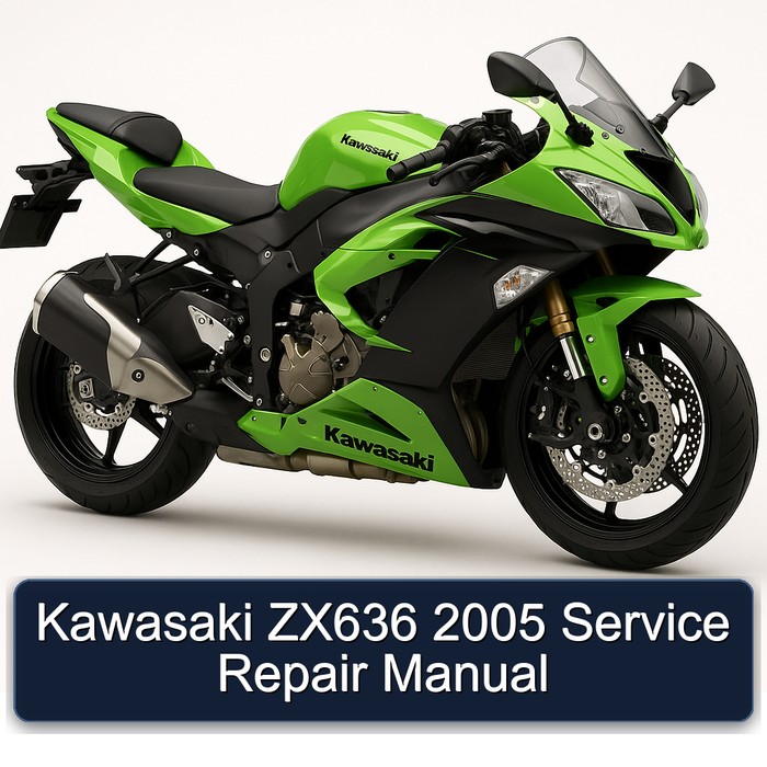 Kawasaki ZX636 2005 Manual de servicio y reparación