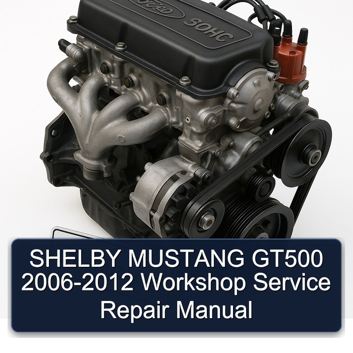SHELBY MUSTANG GT500 2006-2012 Workshop Service Repair Manual
