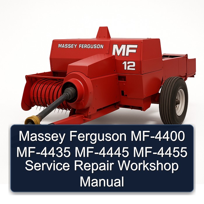 Massey Ferguson MF-4400 MF-4435 MF-4445 MF-4455 Service Repair Workshop Manual
