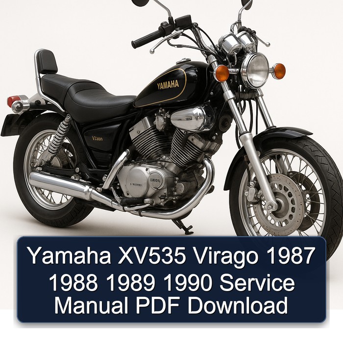 Yamaha XV535 Virago 1987 1988 1989 1990 Service Manual PDF Download