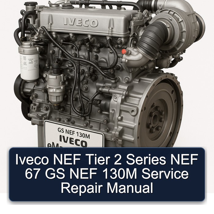 Iveco NEF Tier 2 Series NEF 67 GS NEF 130M Service Repair Manual