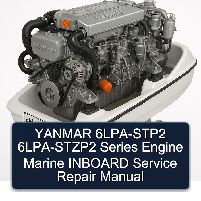 YANMAR 6LPA-STP2 6LPA-STZP2 Series Engine Marine INBOARD Service Repair Manual