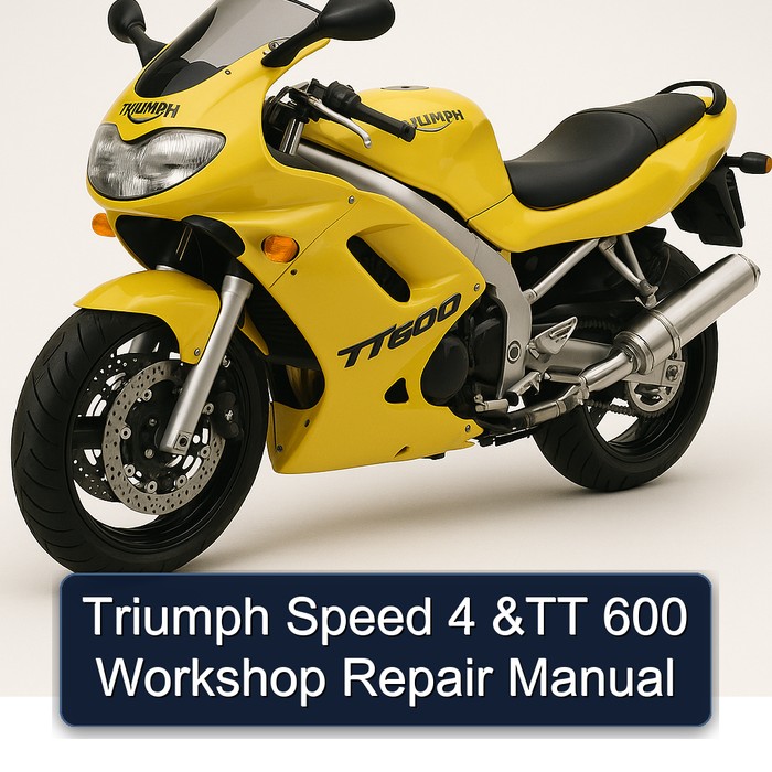 Triumph Speed 4 &TT 600 Workshop Repair Manual