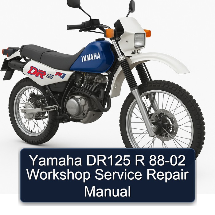 Yamaha DR125 R 88-02 Workshop Service Repair Manual