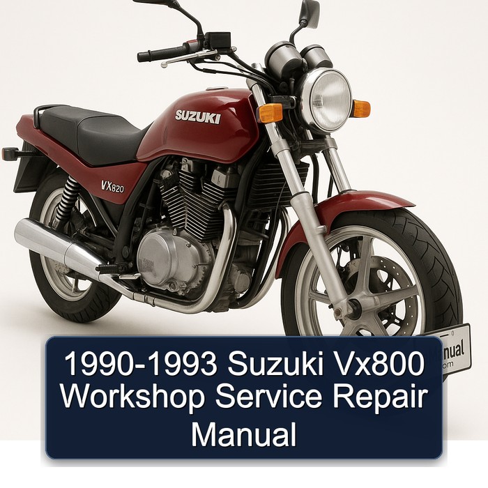 1990-1993 Suzuki Vx800 Workshop Manual de servicio y reparación