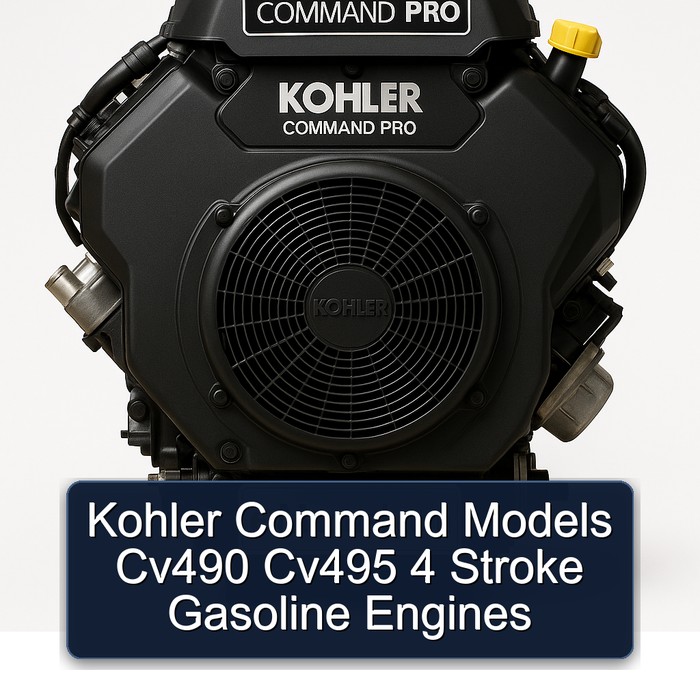 Kohler Command Models Cv490 Cv495 4 Stroke Gasoline Engines