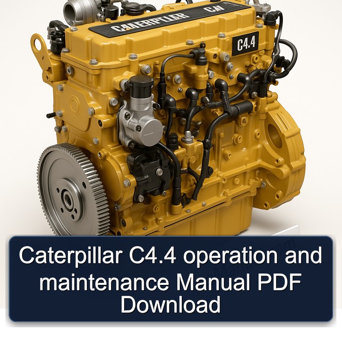 Manual de Operación y Mantenimiento Caterpillar C4.4 (PDF)