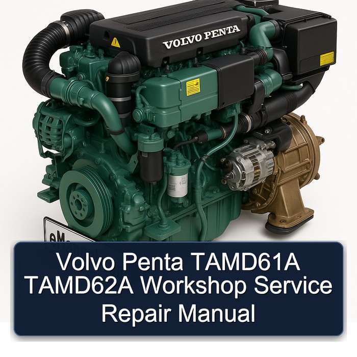 Volvo Penta TAMD61A TAMD62A Workshop Service Repair Manual