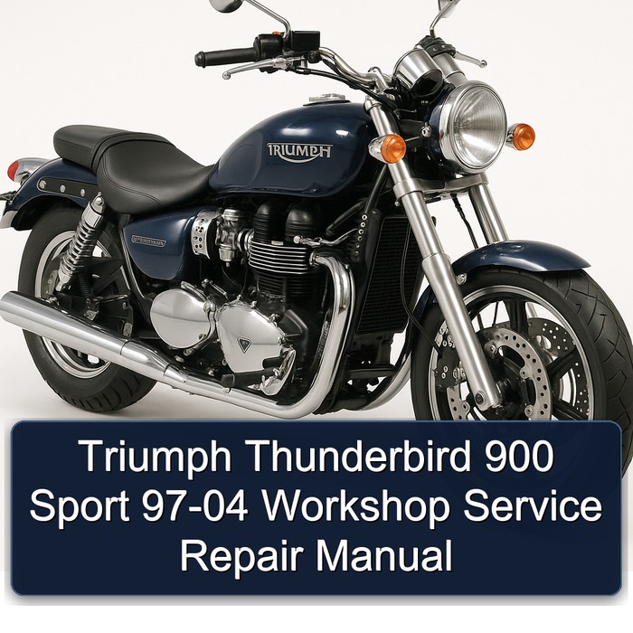 Triumph Thunderbird 900 Sport 97-04 Workshop Manual de servicio y reparación