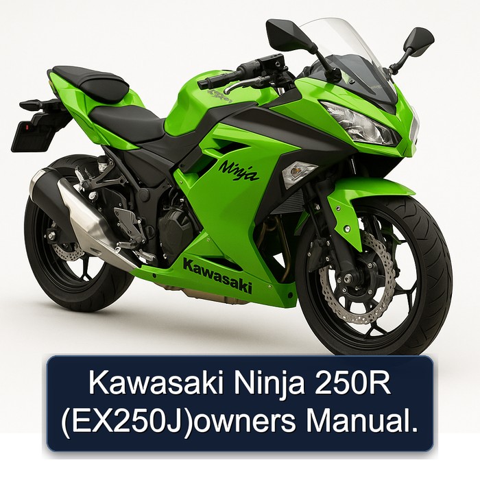 Kawasaki Ninja 250R (EX250J)owners Manual.