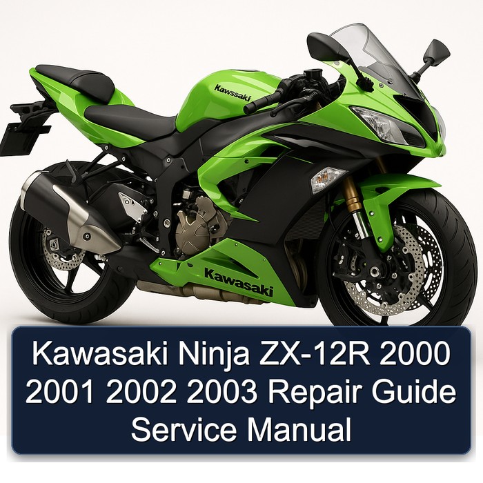 Kawasaki Ninja ZX-12R 2000 2001 2002 2003 Repair Guide Service Manual