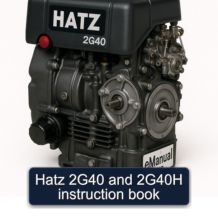 Hatz 2G40 und 2G40H Bedienungsanleitung