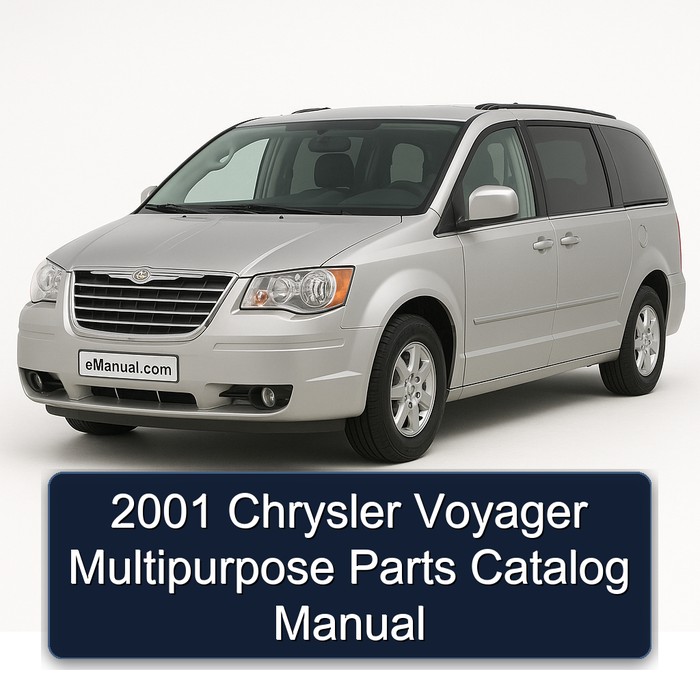 2001 Chrysler Voyager Multipurpose Parts Catalog Manual