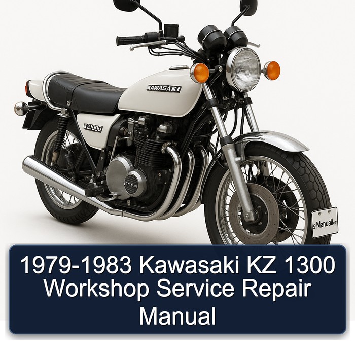 1979-1983 Kawasaki KZ 1300 Workshop Manual de servicio y reparación