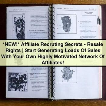 Affiliate Recruiting Secrets: Start Generating Sales with Your Own Network of Affiliates PDF Download