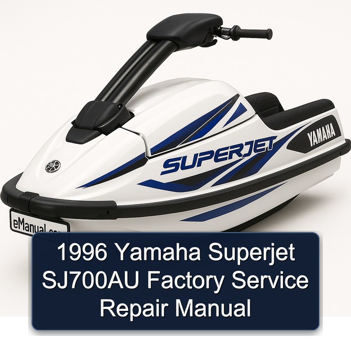 1996 Yamaha Superjet SJ700AU Factory Service Repair Manual