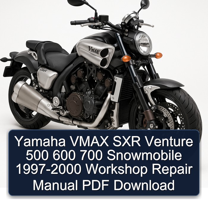 Yamaha VMAX SXR Venture 500 600 700 Snowmobile 1997-2000 Workshop Repair Manual PDF Download