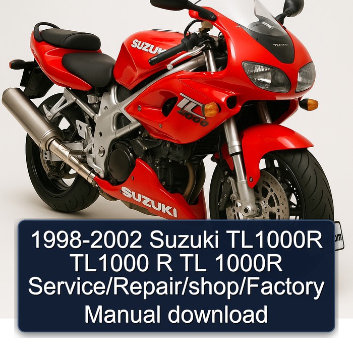 1998-2002 Suzuki TL1000R TL1000 R TL 1000R Service/Repair/shop/Factory Manual download