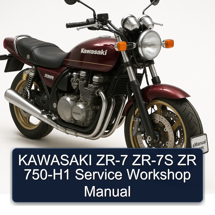 KAWASAKI ZR-7 ZR-7S ZR 750-H1 Service Workshop Manual