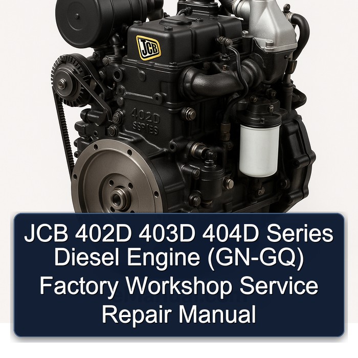 JCB 402D, 403D, 404D Dieselmotoren (GN-GQ) Werkstatthandbuch
