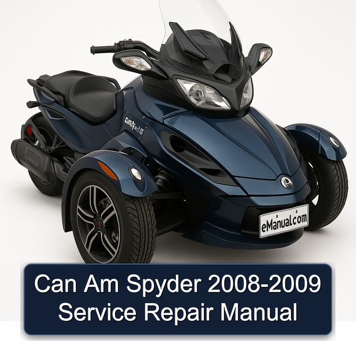Can Am Spyder 2008-2009 Manual de servicio y reparación