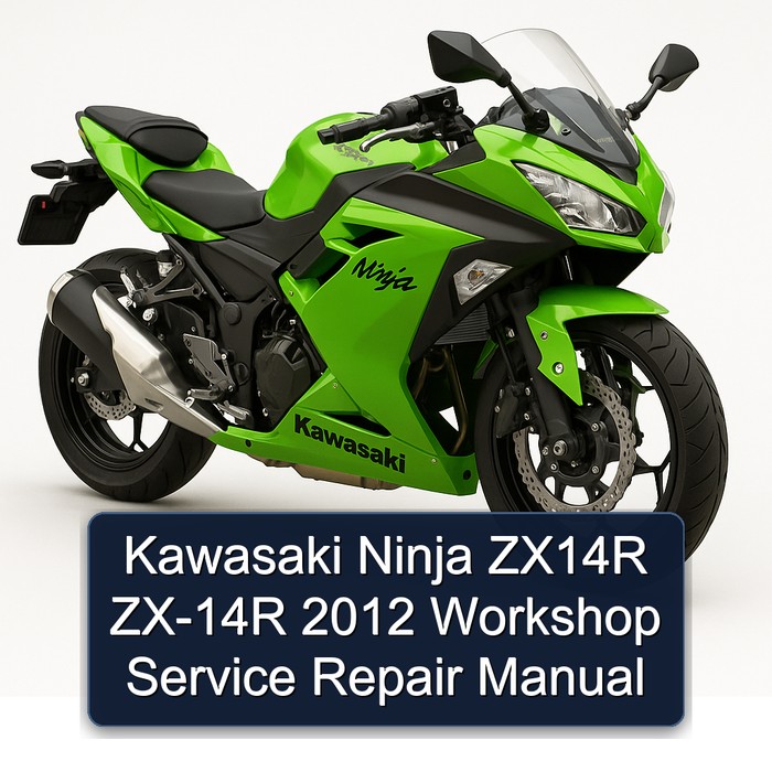 Kawasaki Ninja ZX14R ZX-14R 2012 Workshop Manual de servicio y reparación