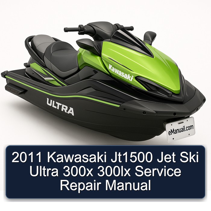 2011 Kawasaki Jt1500 Jet Ski Ultra 300x 300lx Manual de servicio y reparación
