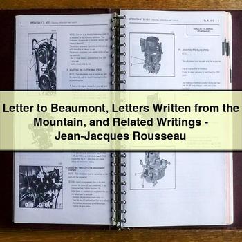 Letter to Beaumont Letters Written from the Mountain and Related Writings-Jean-Jacques Rousseau PDF Download