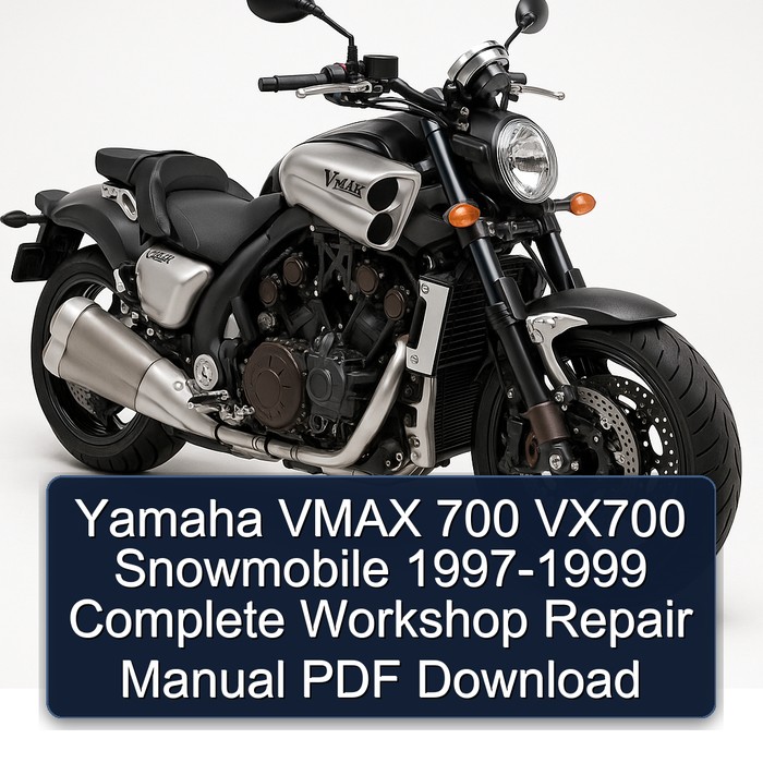 Yamaha VMAX 700 VX700 Snowmobile 1997-1999 Complete Workshop Repair Manual PDF Download