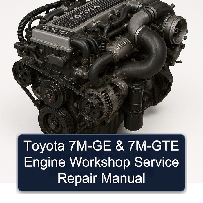Toyota 7M-GE & 7M-GTE Motor-Reparaturhandbuch