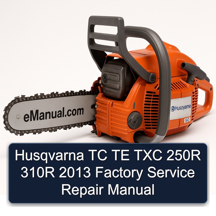 Husqvarna TC TE TXC 250R 310R 2013 Factory Service Repair Manual