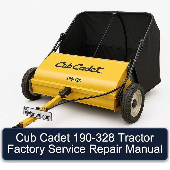 Cub Cadet 190-328 Tractor Workshop Service Repair Manual PDF Download
