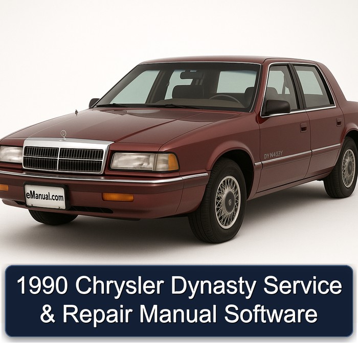1990 Chrysler Dynasty Manual de servicio y reparación Software