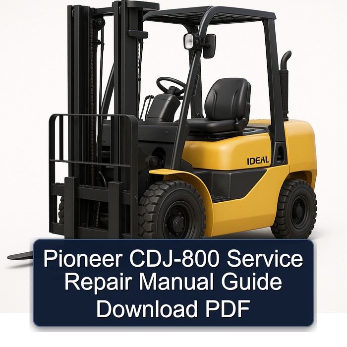 Pioneer CDJ-800 Service Repair Manual Guide Download PDF