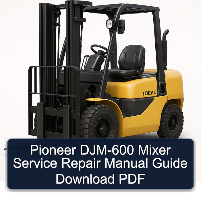Pioneer DJM-600 Mixer Service Repair Manual Guide Download PDF