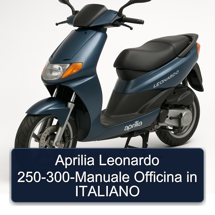 Aprilia Leonardo 250-300-Manuale Officina in ITALIANO