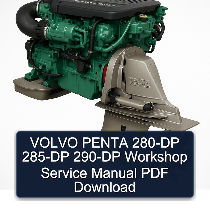 VOLVO PENTA 280-DP 285-DP 290-DP Workshop Service Manual PDF Download