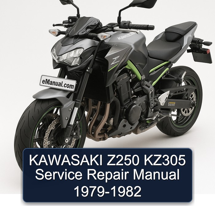 KAWASAKI Z250 KZ305 Manual de servicio y reparación 1979-1982