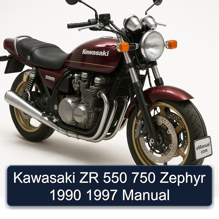 Kawasaki ZR 550 750 Zephyr 1990 1997 Manual