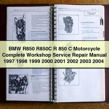 BMW R850 R850C R 850 C Motorcycle Workshop Service Repair Manual PDF Download