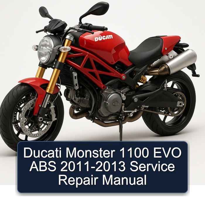 Ducati Monster 1100 EVO ABS 2011-2013 Manual de servicio y reparación