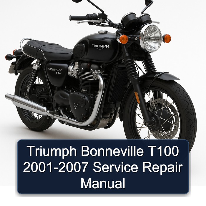Triumph Bonneville T100 2001-2007 Manual de servicio y reparación