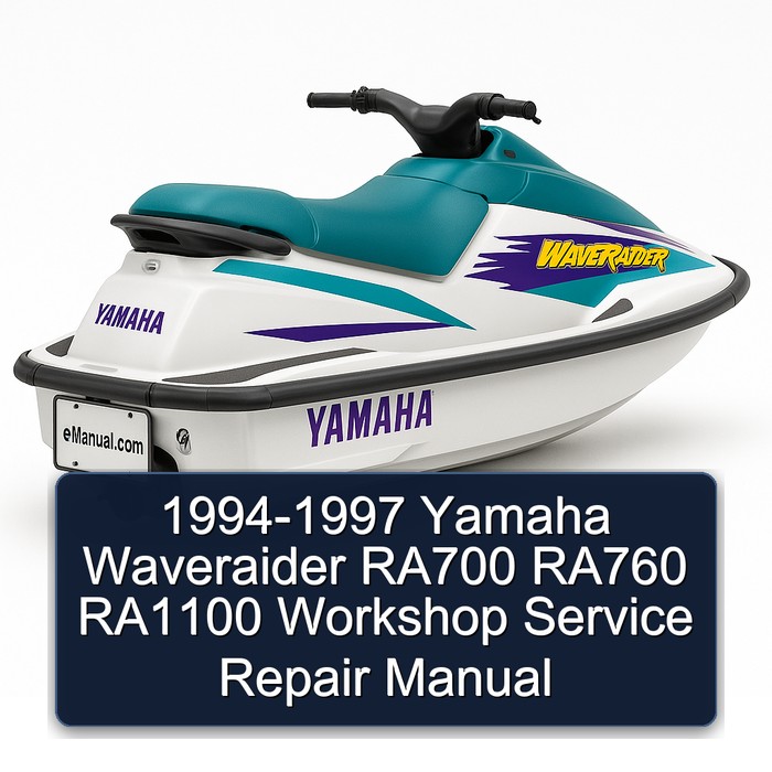 1994-1997 Yamaha Waveraider RA700 RA760 RA1100 Workshop Manual de servicio y reparación
