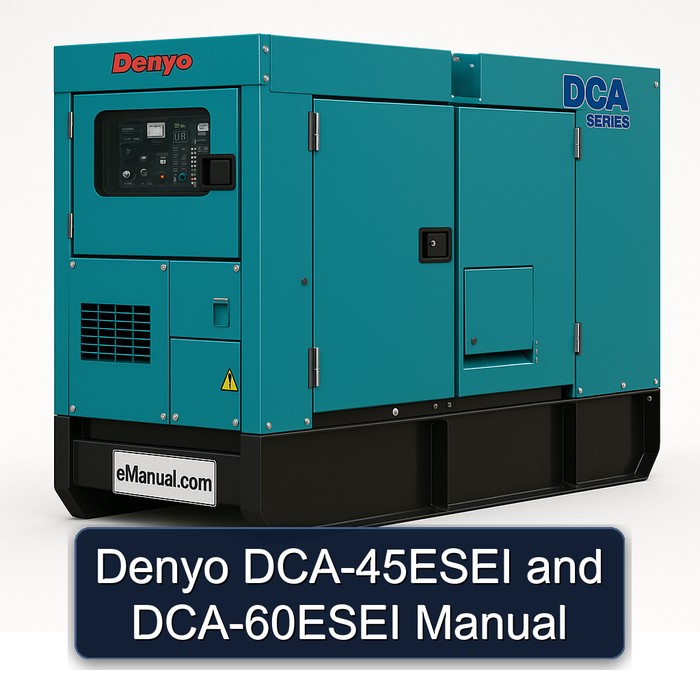 Denyo DCA-45ESEI and DCA-60ESEI Manual