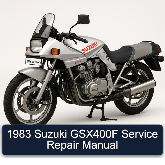 1983 Suzuki GSX400F Manual de servicio y reparación