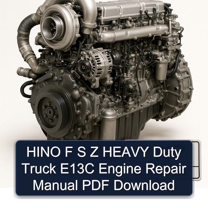 HINO F S Z HEAVY Duty Truck E13C Engine Repair Manual PDF Download