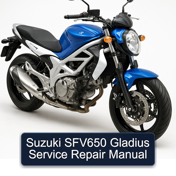 Suzuki SFV650 Gladius Manual de servicio y reparación