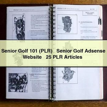 Senior Golf 101 (Plr) + Senior Golf Adsense Website + 25 Plr Articles PDF Download