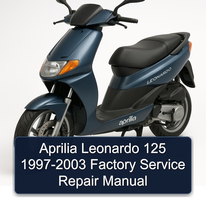 Aprilia Leonardo 125 1997-2003 Factory Manual de servicio y reparación
