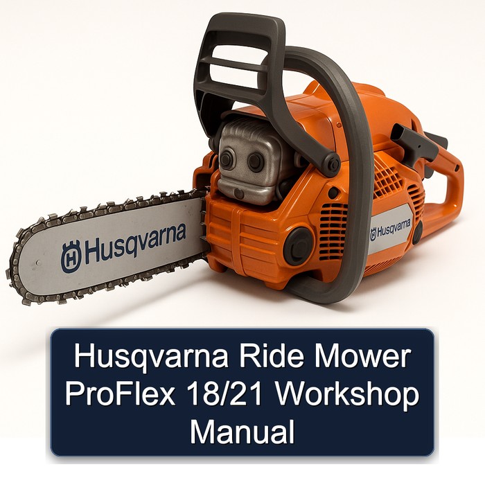 Husqvarna Ride Mower ProFlex 18/21 Workshop Manual
